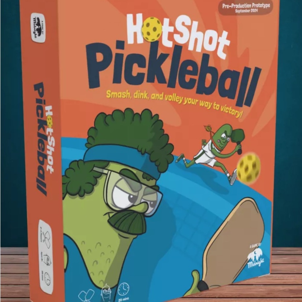 Hotshot Pickle Ball Board Game Factory Sealed Brand New - Rare